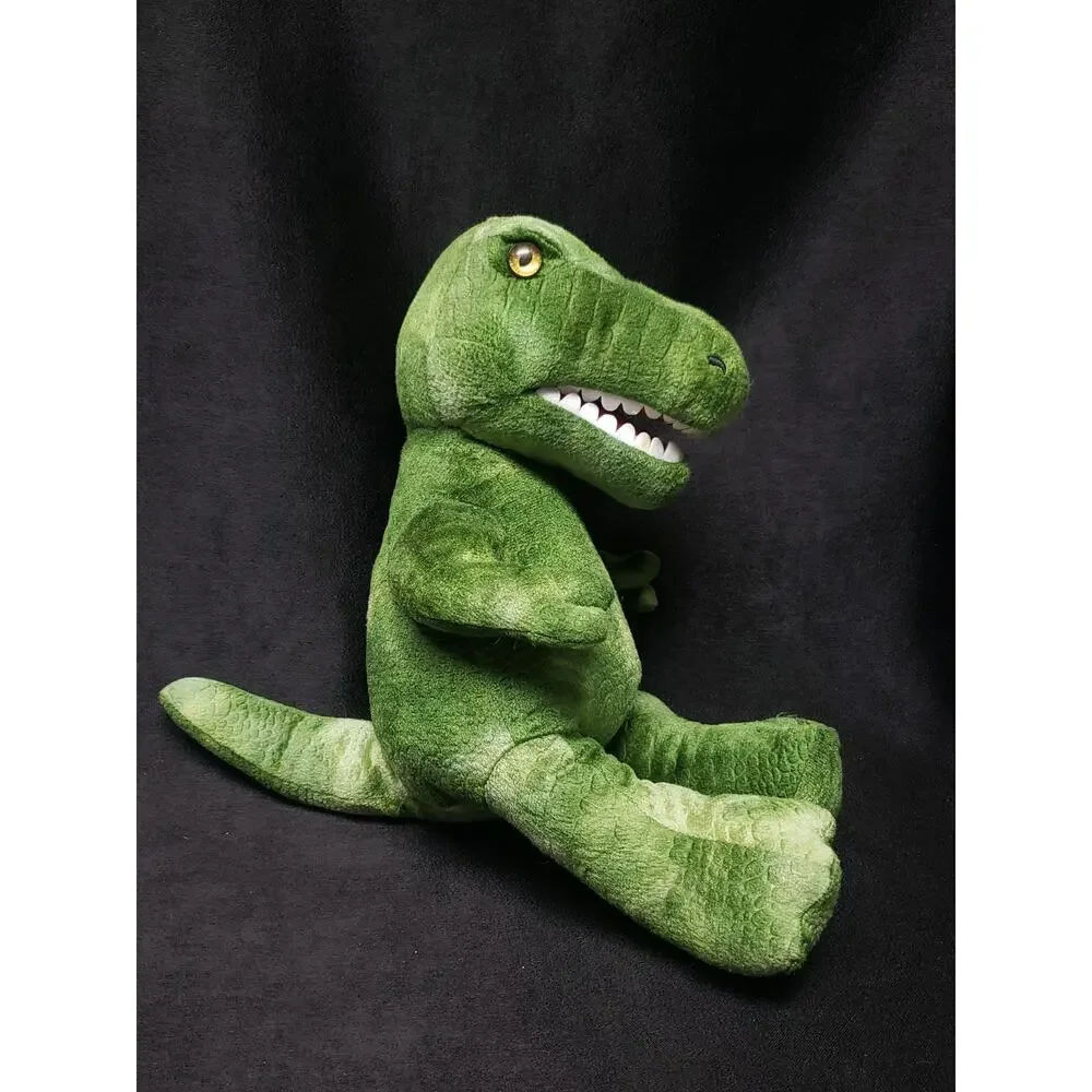 Build A Bear Green T Rex Tyrannosaurus King Dinosaur Plush Stuffed Animal BABW - Picture 9 of 9